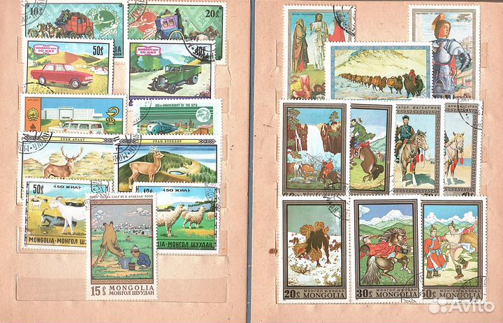 Почтовые марки 60-70 г.г. хх века