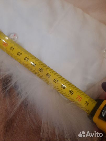 Опушка на капюшон из енота