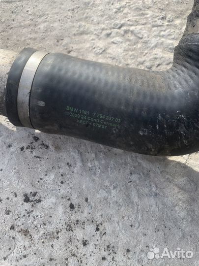 Патрубок интеркуллера BMW E65 M57d30 рестайлинг