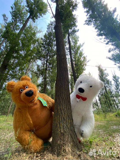 Ростовая кукла белый медведь