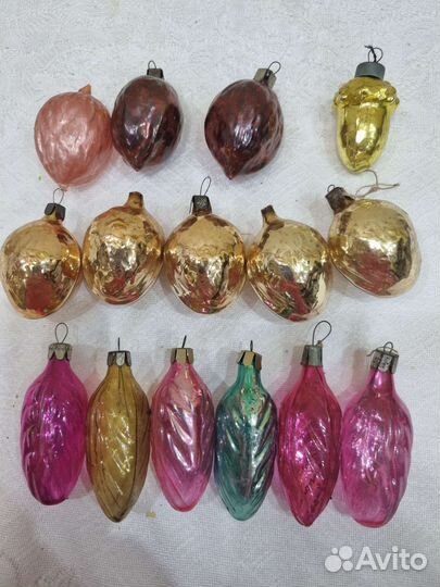 Елочные игрушки.Овощи,фрукты,шишки