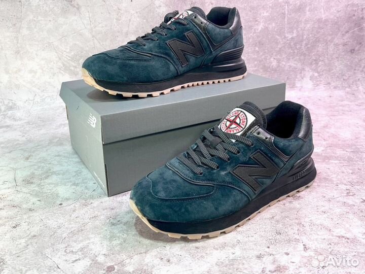 Кроссовки New Balance 574 Stone Island универсальные