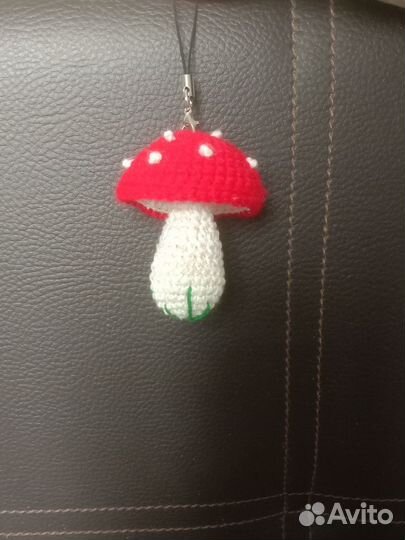 Детские игрушки, брелок-гриб