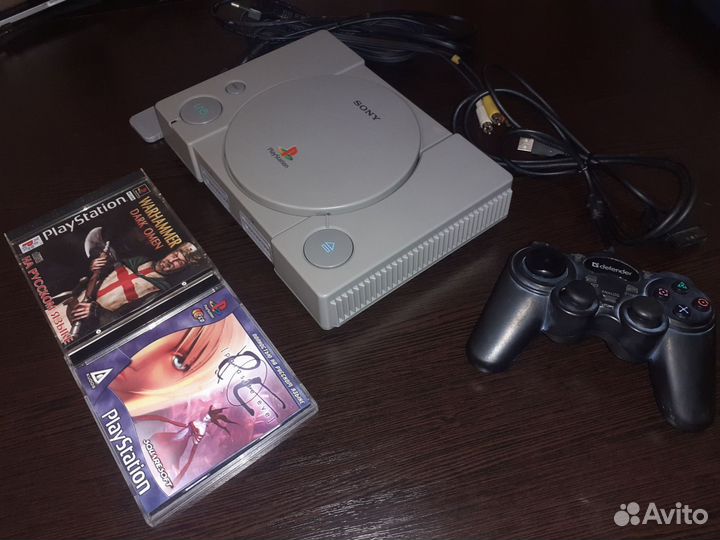 Sony playstation 1 Fat (scph 9002) установлен чип