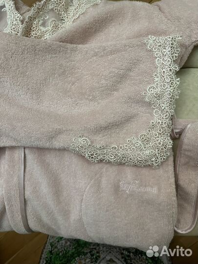 Халат домашний махровый женский