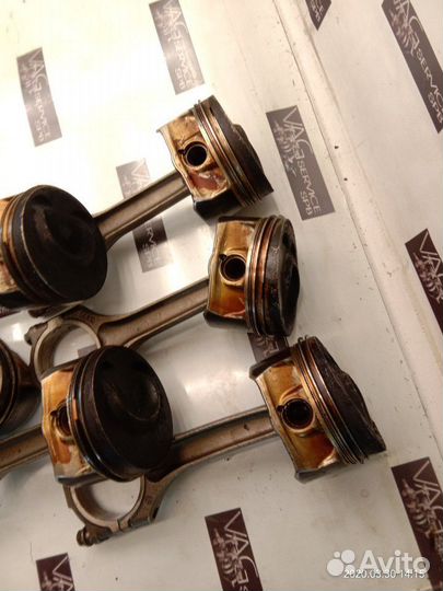 Поршни,шатуны VW VAG audi 3.6 BHK