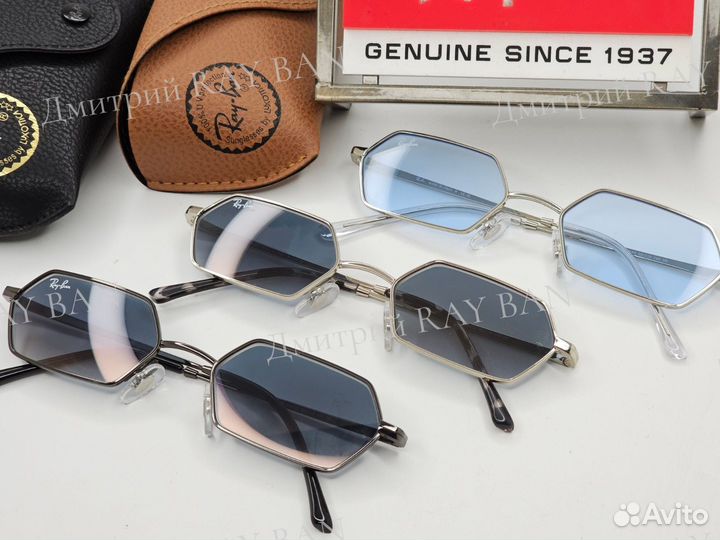 Очки Ray Ban 3728 Yevi Blue Gradient Стекло