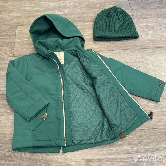 Куртка-парка Zara и шапка Zara