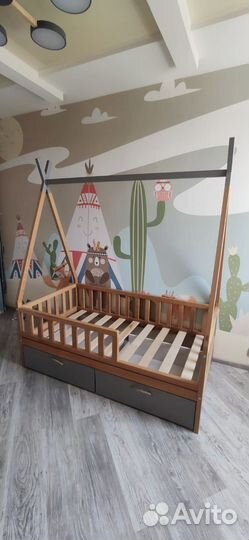 Кровать вигвам