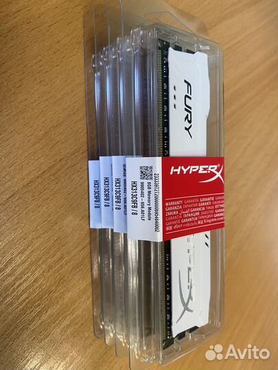 Оперативная память HyperX Fury ddr3 8gb 16gb 32