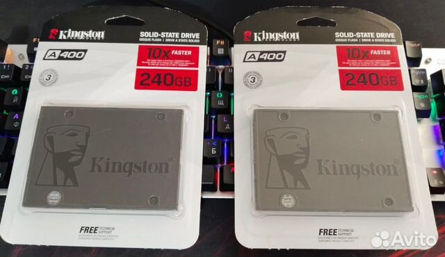 SSD 120gb 240gb Kingston A400 Новые Оригинал