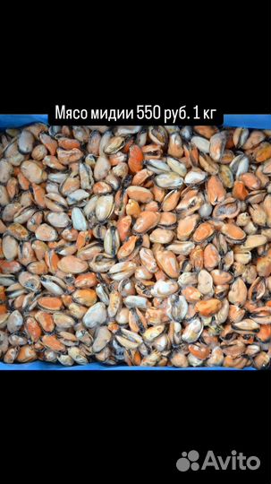 Мясо мидий