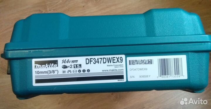 Новый кейс от шуруповёрта Makita DF347