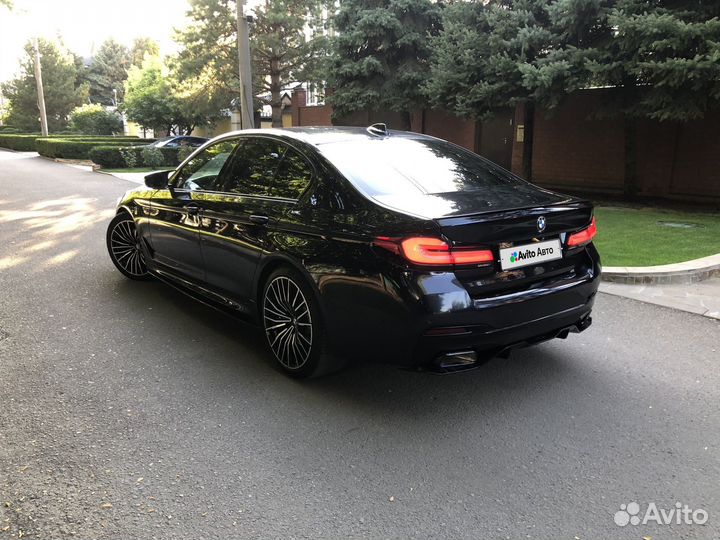 BMW 5 серия 3.0 AT, 2020, битый, 60 000 км