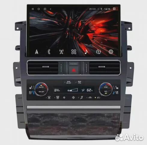 Штатная магнитола для Nissan Patrol Y62 10-15г