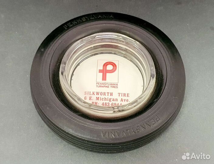 Пепельницы винтажные в форме покрышек