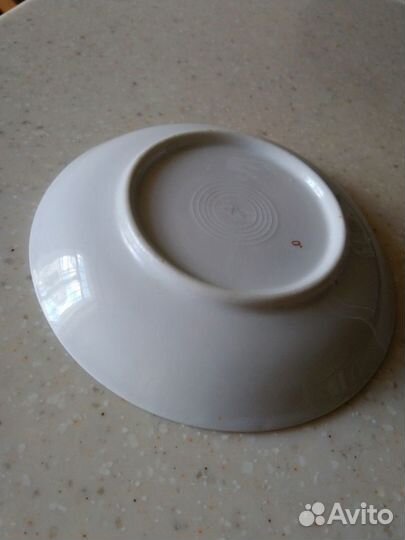 Блюдце березовые листья Пролетарий