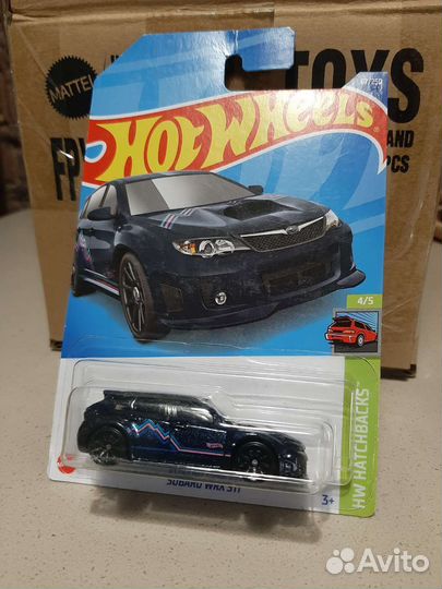 Hot Wheels subaru WRX. Реколор