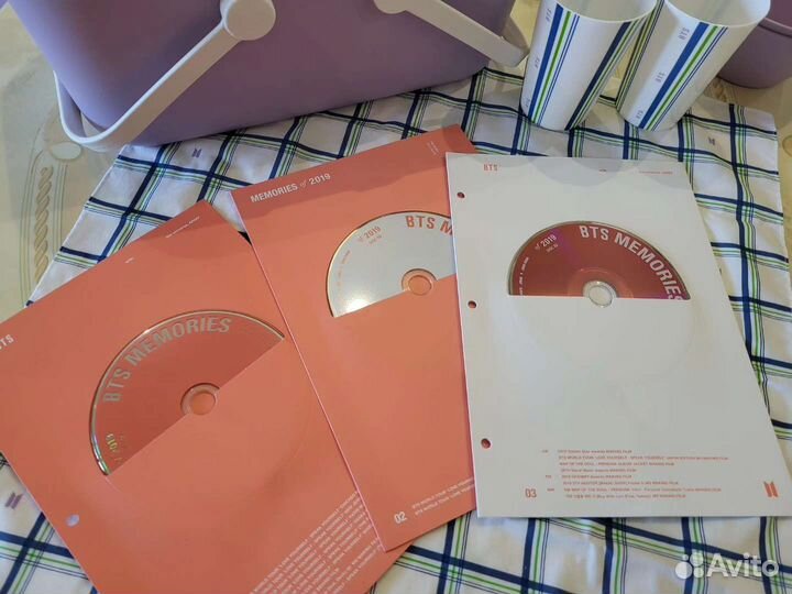 Диски с мемориса 2019 года BTS