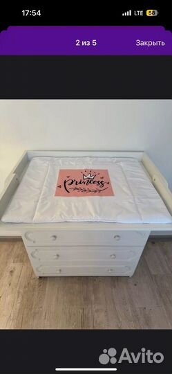 Матрасик на пеленальный столик