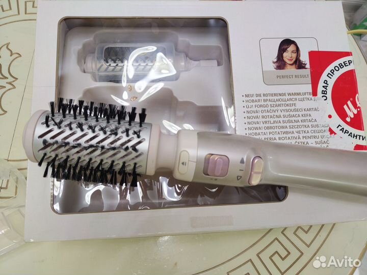 Фен расческа rowenta Brash activ