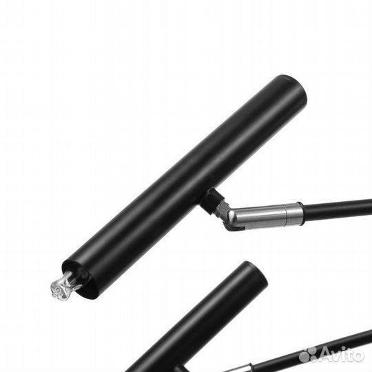 Люстра 'Паук' 12хG9 черный 85х85х40см