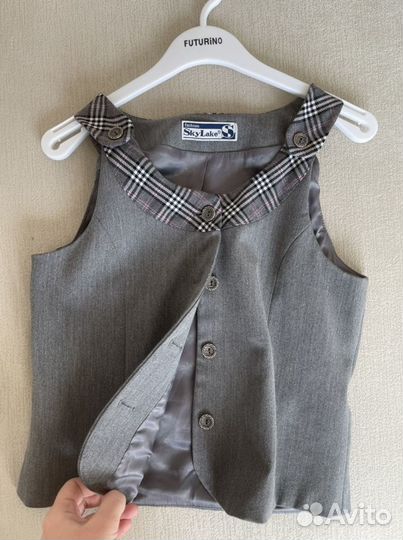 Форма школьная жилет для девочки 1-2 класс 38 р