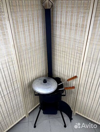 Казан с печкой 22 литра