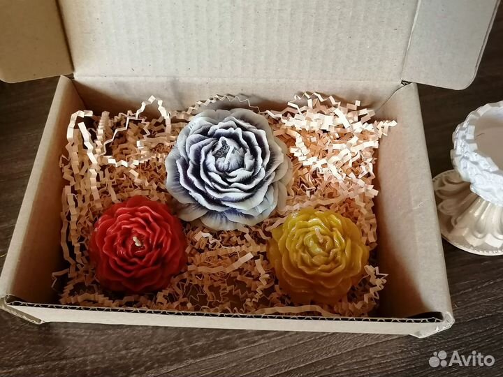 Свечи восковые ручной работы