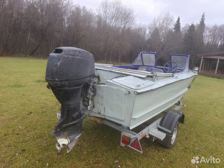 Прогресс4 с мотором yamaha 40 с прицупом