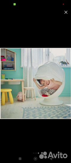 Новое икеа леса вращающееся яйцо кресло