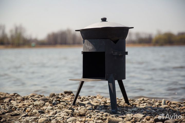 Печь для казана на 12 литров