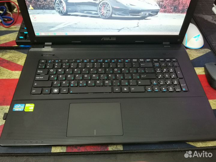 Игровой asus 17.3 Core i3/Gerorce - 2 gb/озу 12 gb