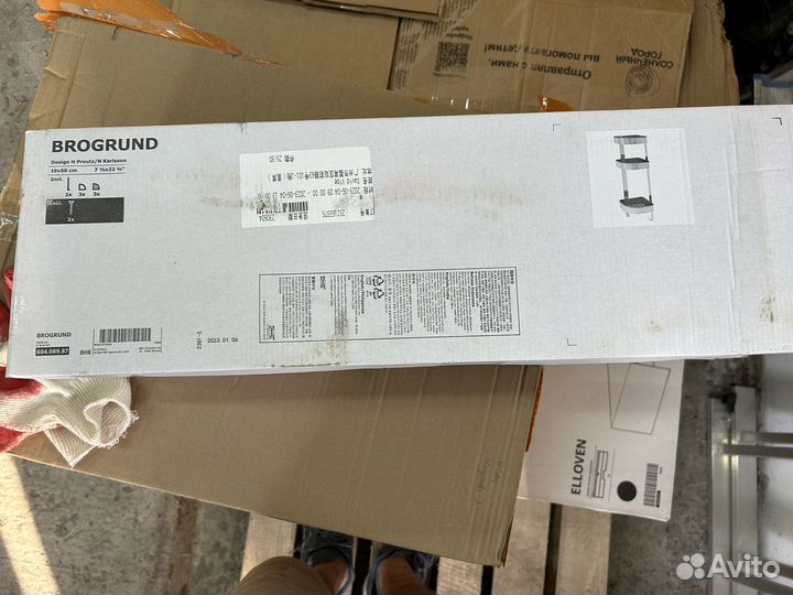 Полка в душевую Брогрунд Икеа Brogrund IKEA