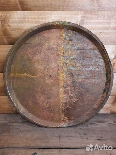 Поднос Латунь Для Самовара 19-20 Век