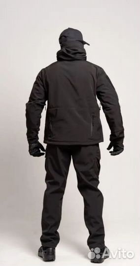 Костюм softshell черный горка