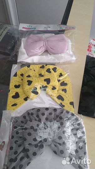 Шапка тюрбан для девочки