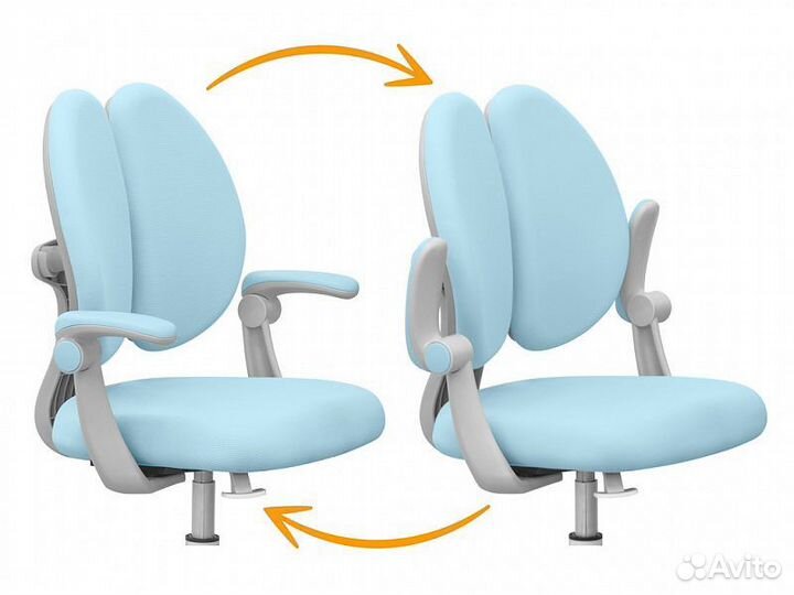 Кресло детское Mealux Sprint Duo Y-412 розовое