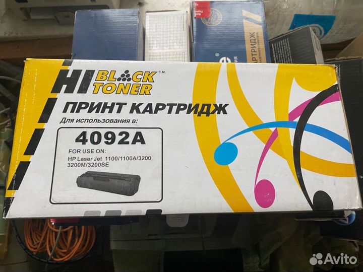 Картриджи и тонер