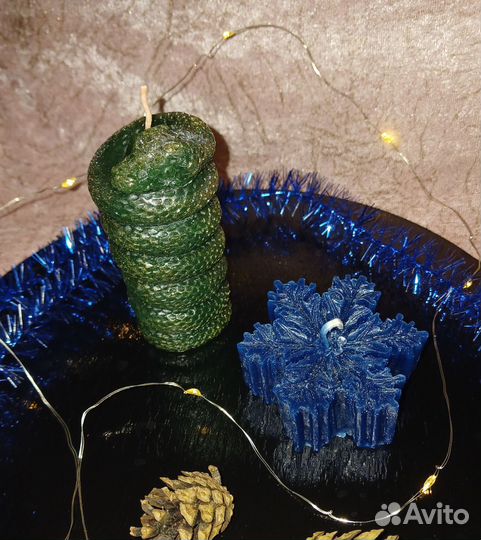 Подарочный набор свечей ручной работы