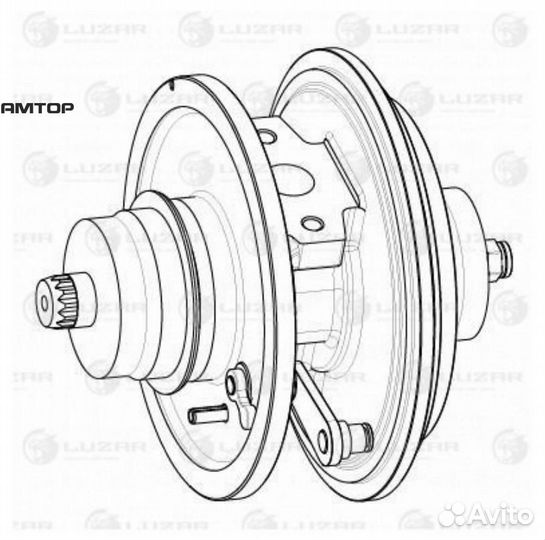 Luzar LAT 5030 Турбокомпрессор ГАЗель Next дв.Cumm