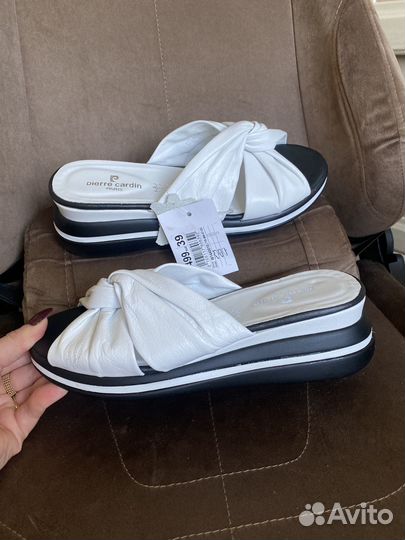 Сабо новые, натуральная кожа (Турция), р.38-39