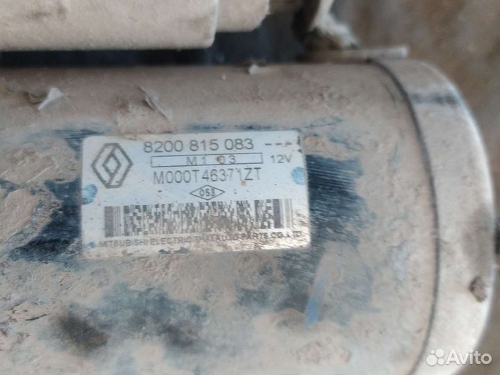 Стартер renault logan