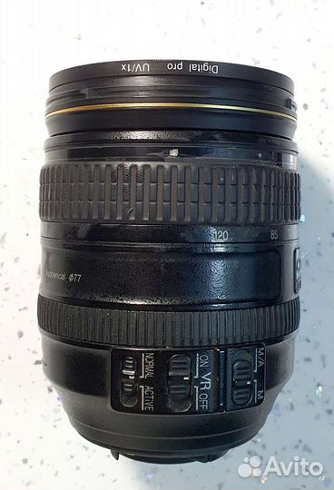 Объектив nikon af-s Nikkor 24-120 1:4G ED VR+фильт