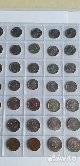 Набор монет России с браком