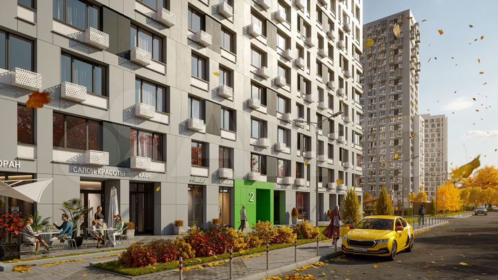 1-к. квартира, 41,5 м², 2/25 эт.