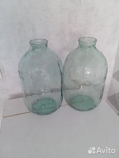 Стеклянные бутыли 10л