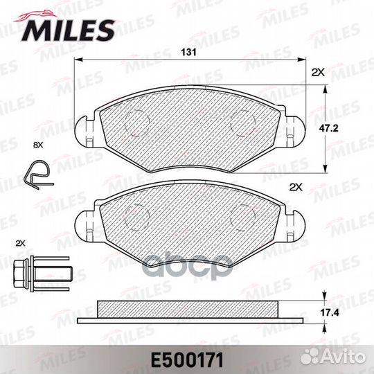 Колодки тормозные (Смесь ceramic) peugeot 206/2