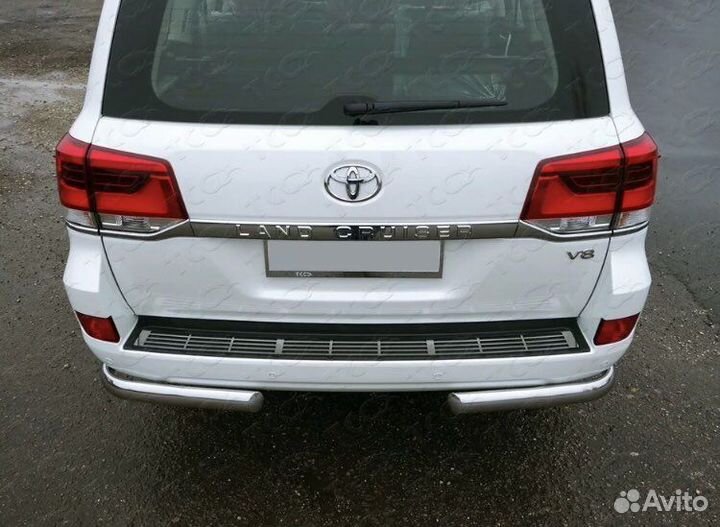 Защита на бампер toyota land cruiser 200