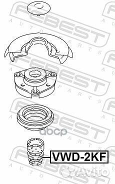 Отбойник переднего амортизатора VWD2KF Febest